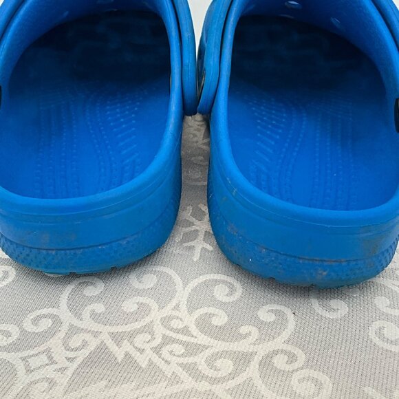 Crocs Blue Clogs Size M8/W10 Minor stains - Picture 6 of 7